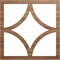 Ekena Millwork Statesman Wood Fretwork Pierced Ceiling Medallion, Walnut, 28"OD x 17 7/8"ID x 1/4"T CMWP28X28X0250STWA - alternate 1